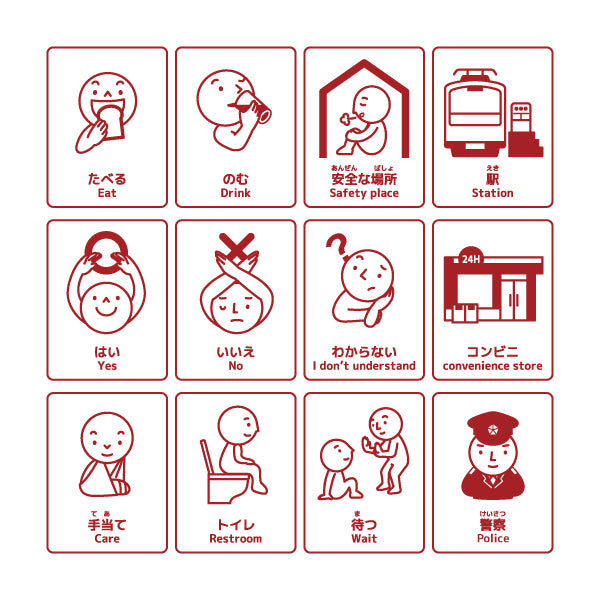 災害時コミュニケーションエコバッグ